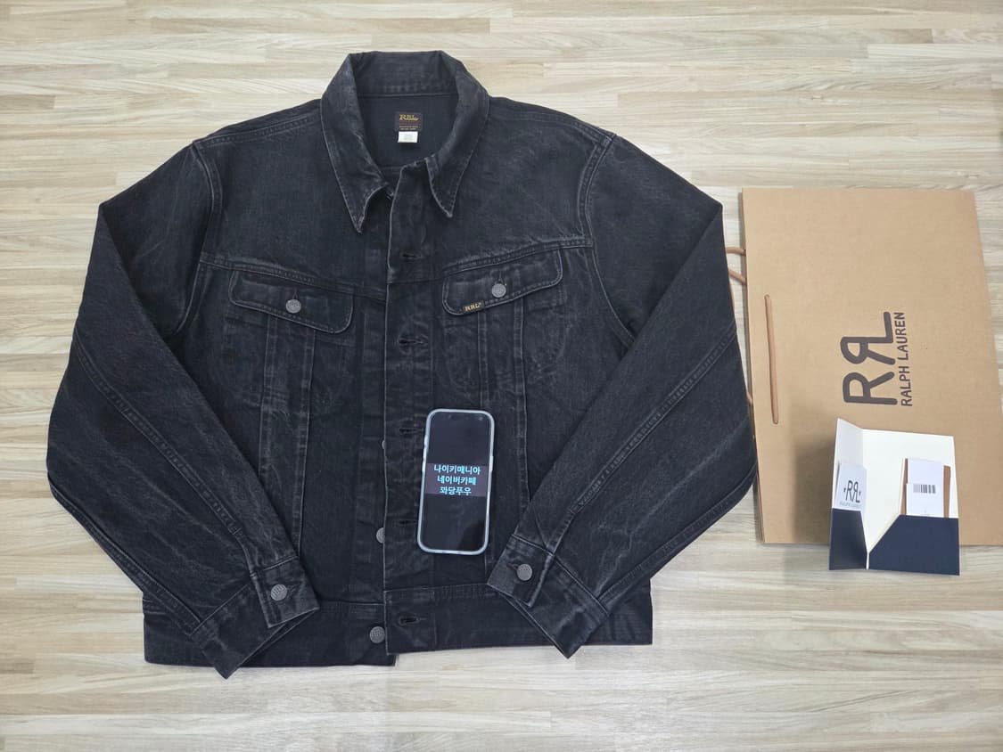 RRL lot271 블랙 데님자켓 새제품 팔아요 상품이미지7