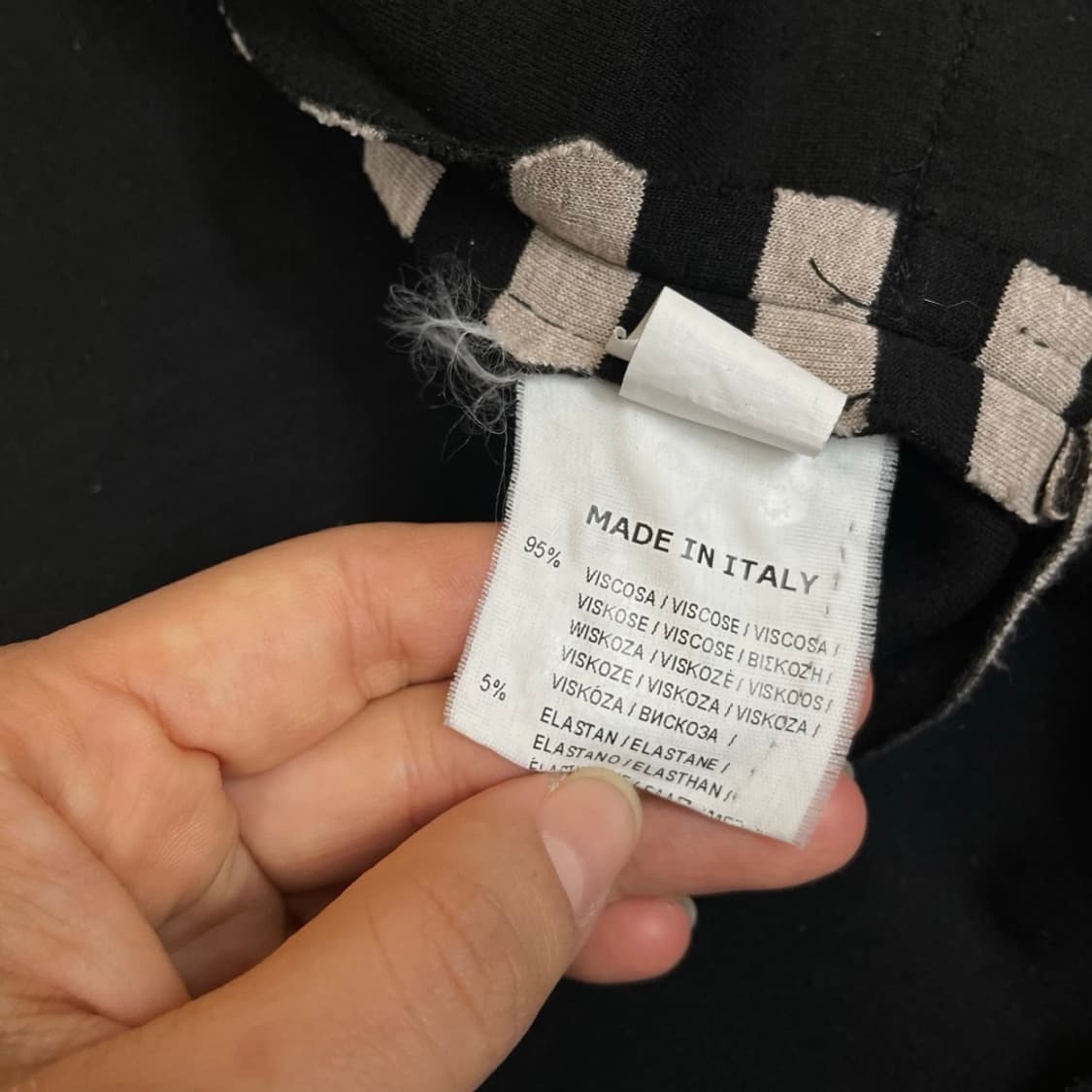 파멜라 밀라노 Pamela Milano 스트라이프 니트 가디건 XS 상품이미지4