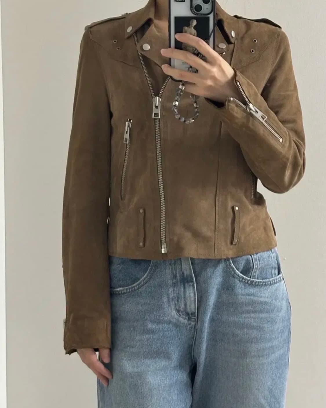 Allsaints/ 올세인츠 / 스웨이드자켓 /55사이즈 /가죽자켓 상품이미지8