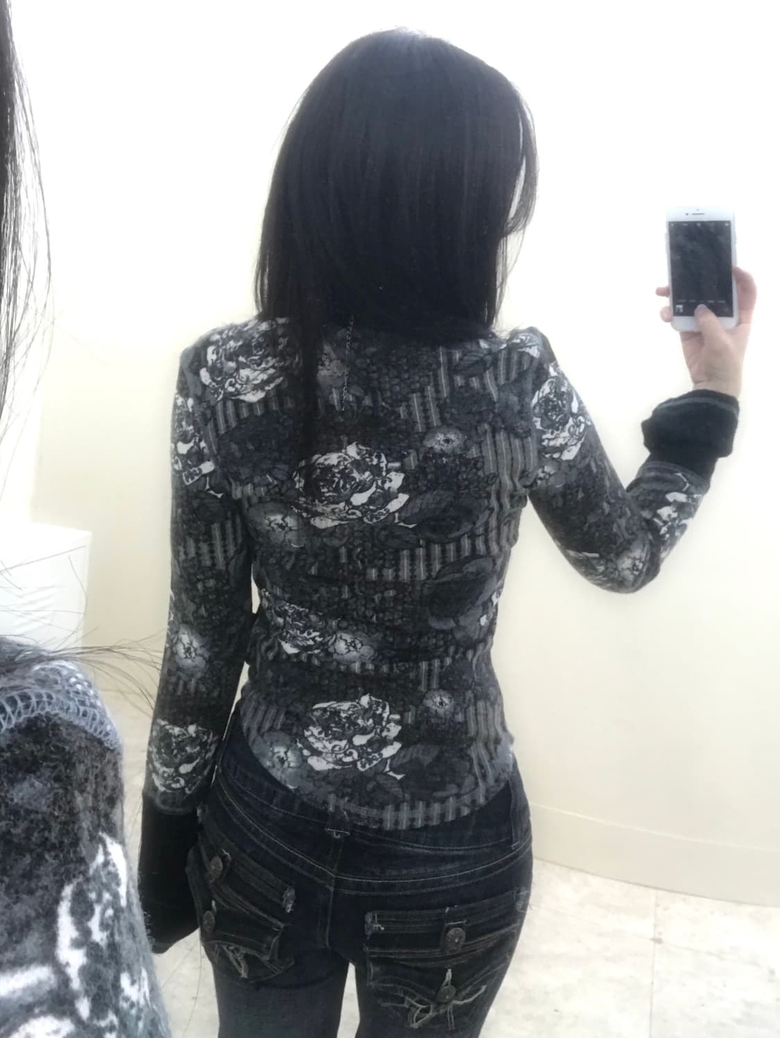 오즈온 oneste 플라워 니트탑 상품이미지5