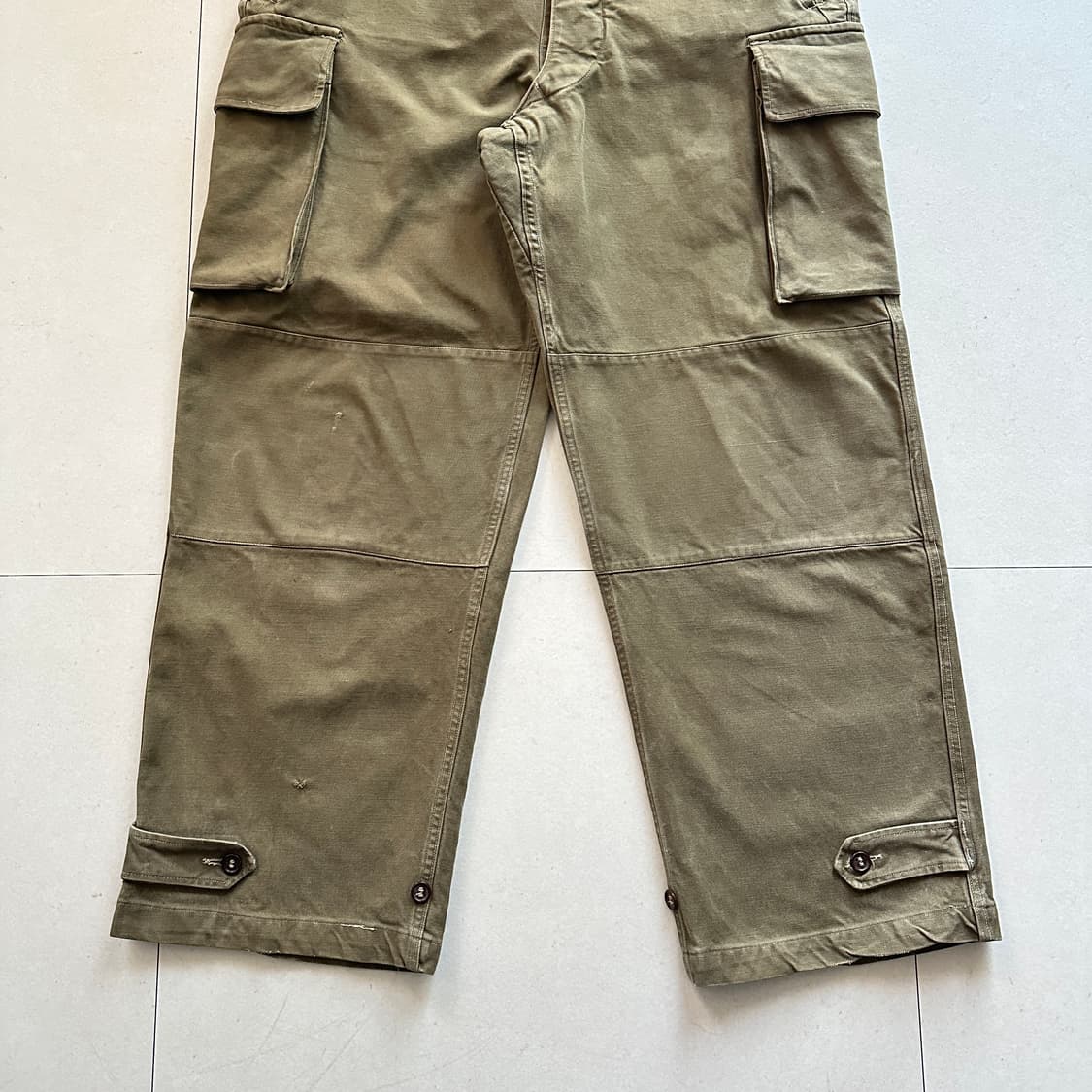 40s 오리지널 프렌치아미 프랑스군 초기형 M-47 팬츠 상품이미지3