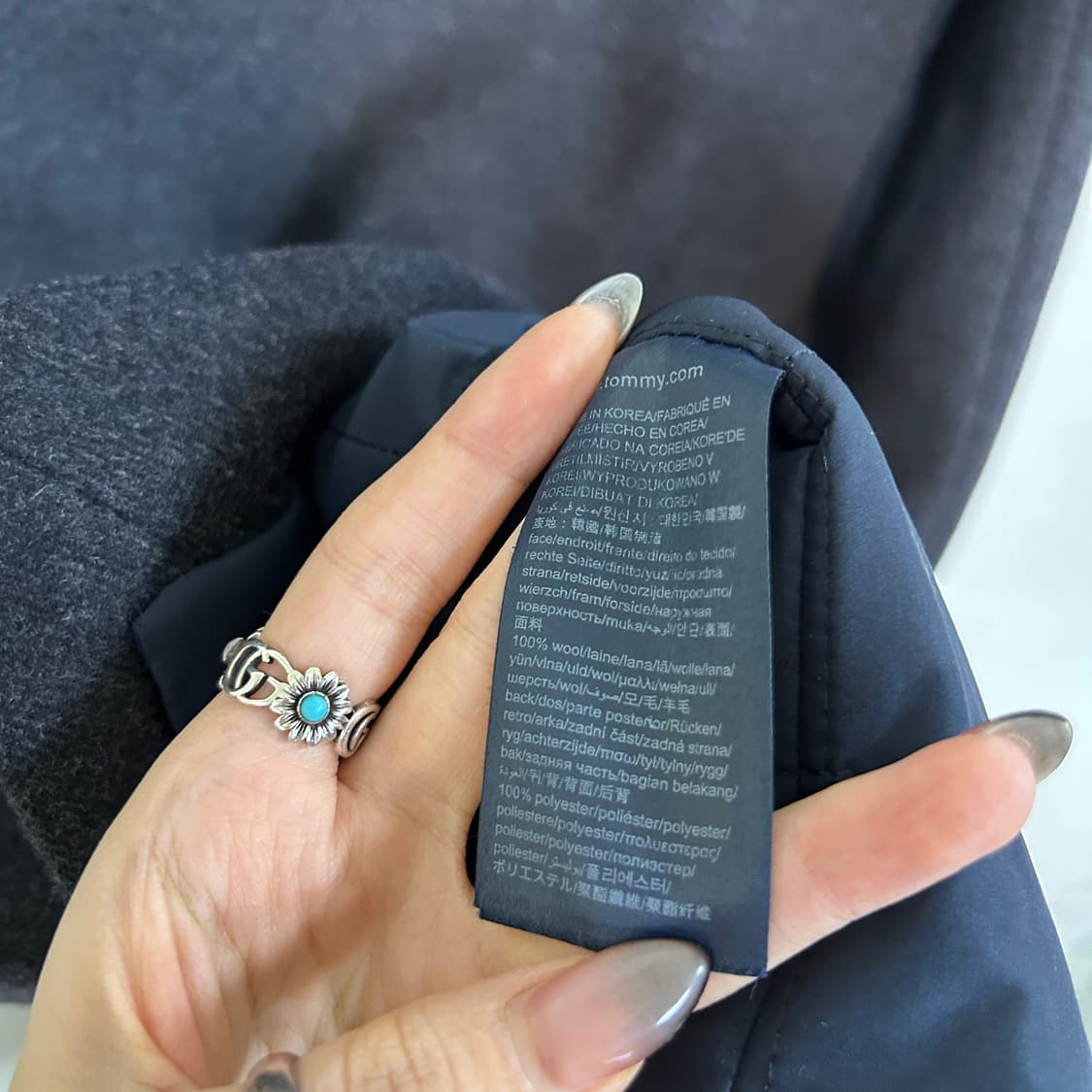 타미힐피거 남성 내부 누빔 코트 M 95-100  상품이미지4