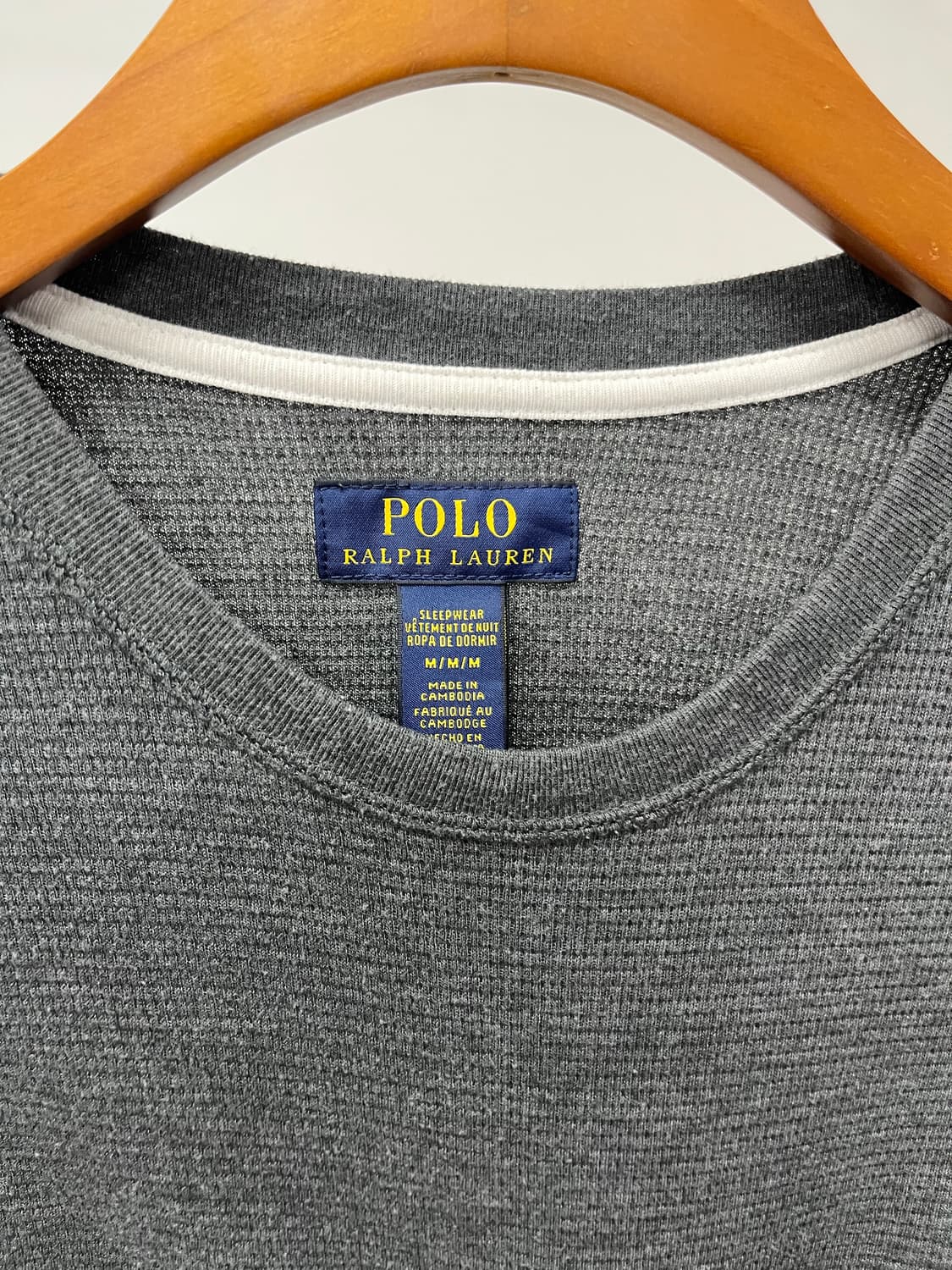 Ralph lauren 랄프로렌 써멀 와플 티셔츠 상품이미지4