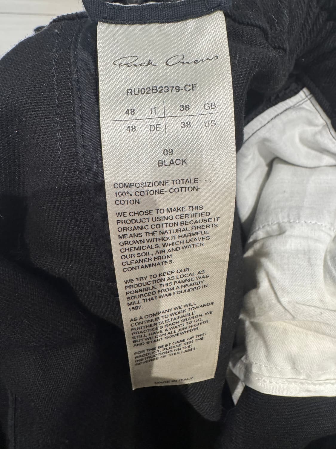 Rick owens 카고팬츠 상품이미지3