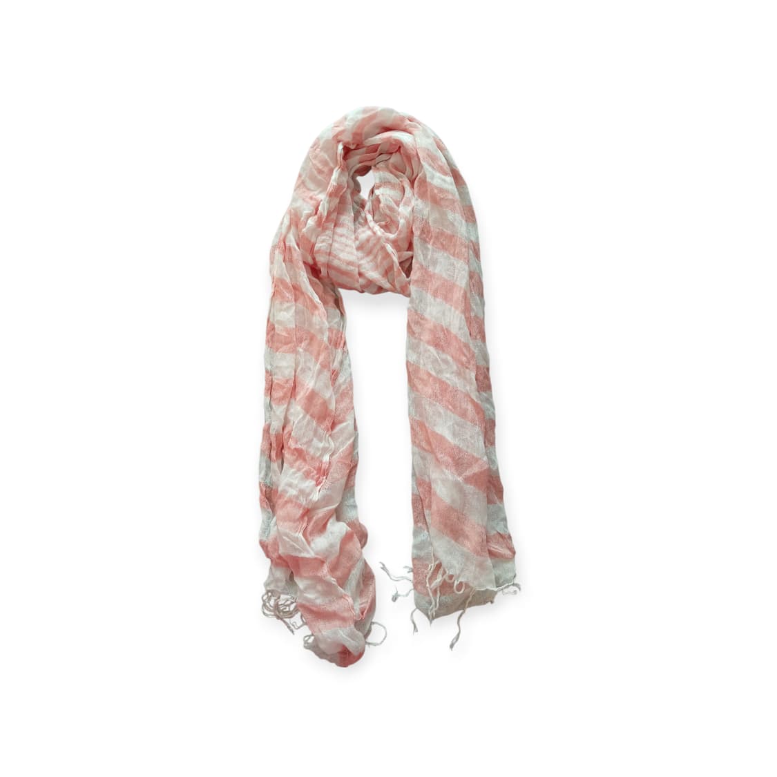 모리걸 살구 stripe 스카프 상품이미지1