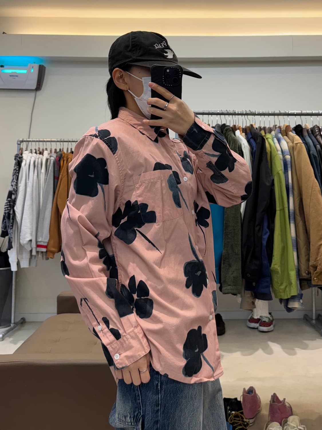 스투시 워터 컬러 플라워 셔츠 상품이미지6