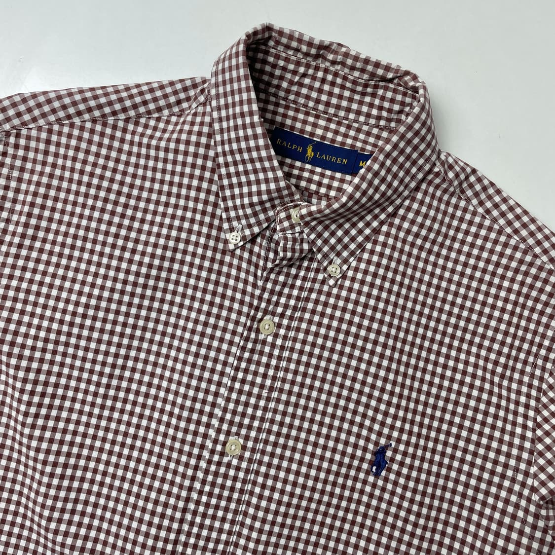 [택포] 폴로 랄프로렌 체크 셔츠 남방 브라운 상품이미지1