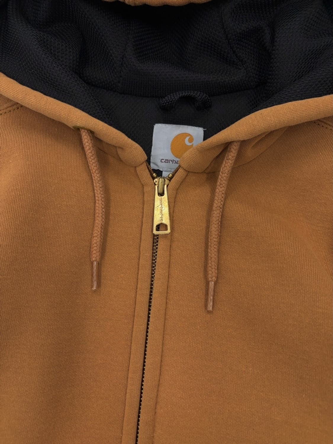 칼하트 써멀 후드집업 브라운 된장색 (S~XL) 상품이미지3