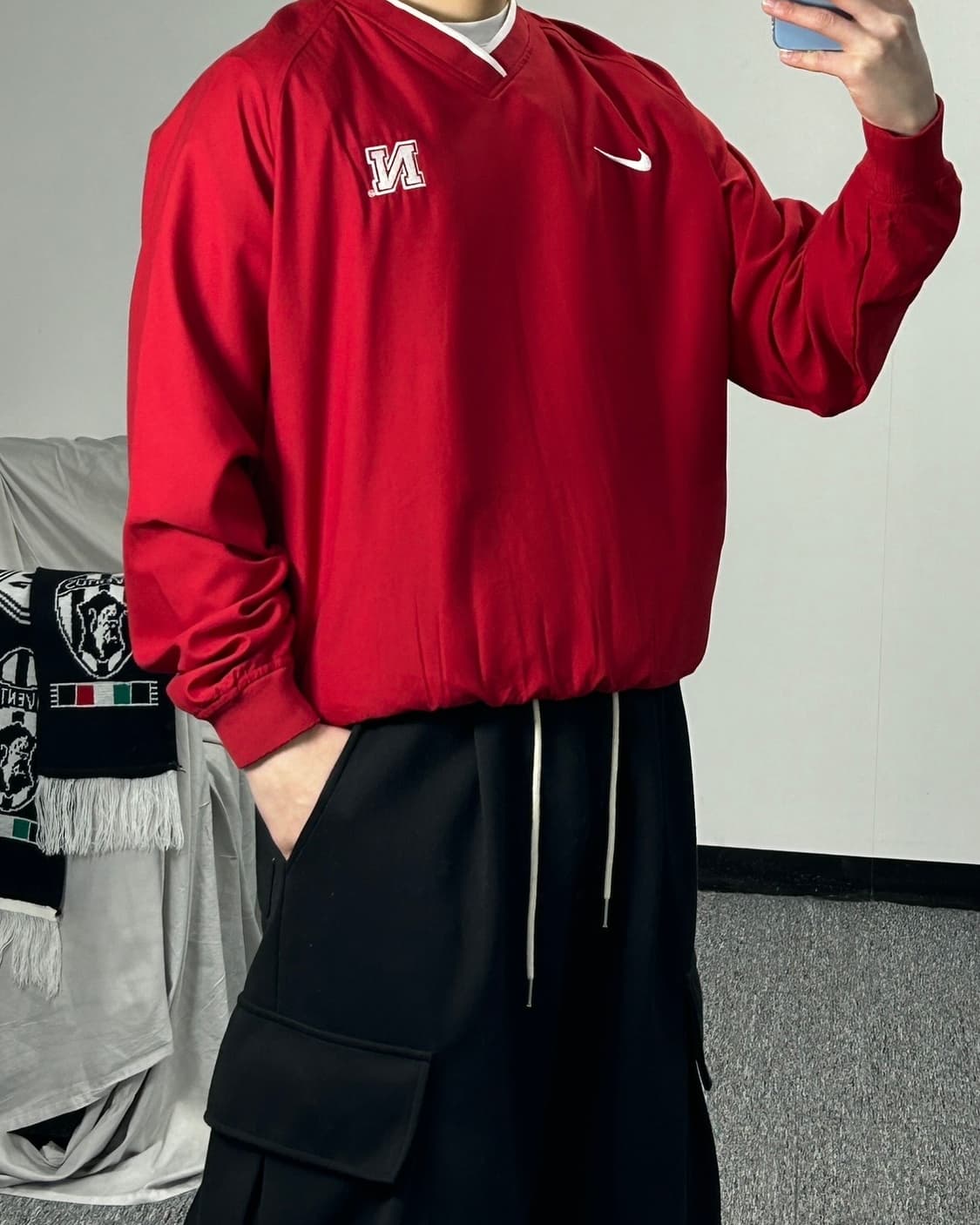 나이키 90‘s 레드 스우시 웜업  상품이미지2