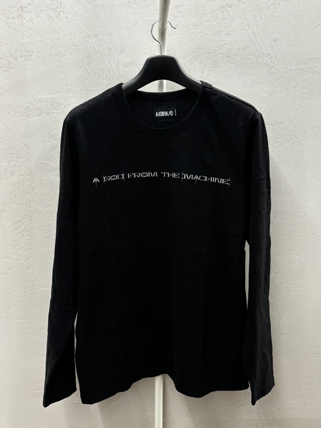 아조바이아조 블랙 롱슬리브 릴랙스드핏 상품이미지2