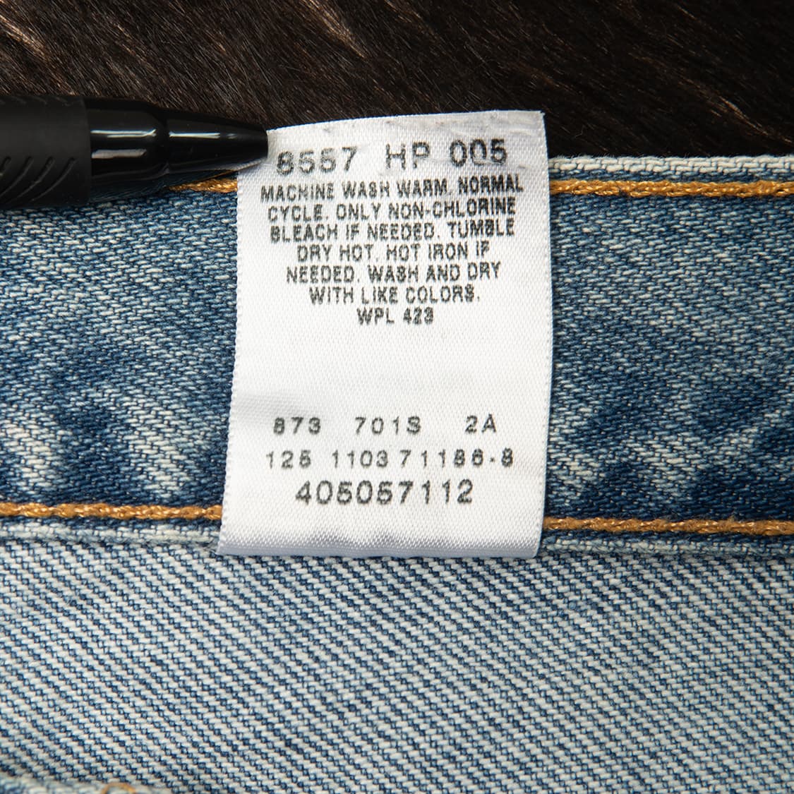 [28] 00s 리바이스 멕시코 메이드 505 데님팬츠 WB-53  상품이미지10