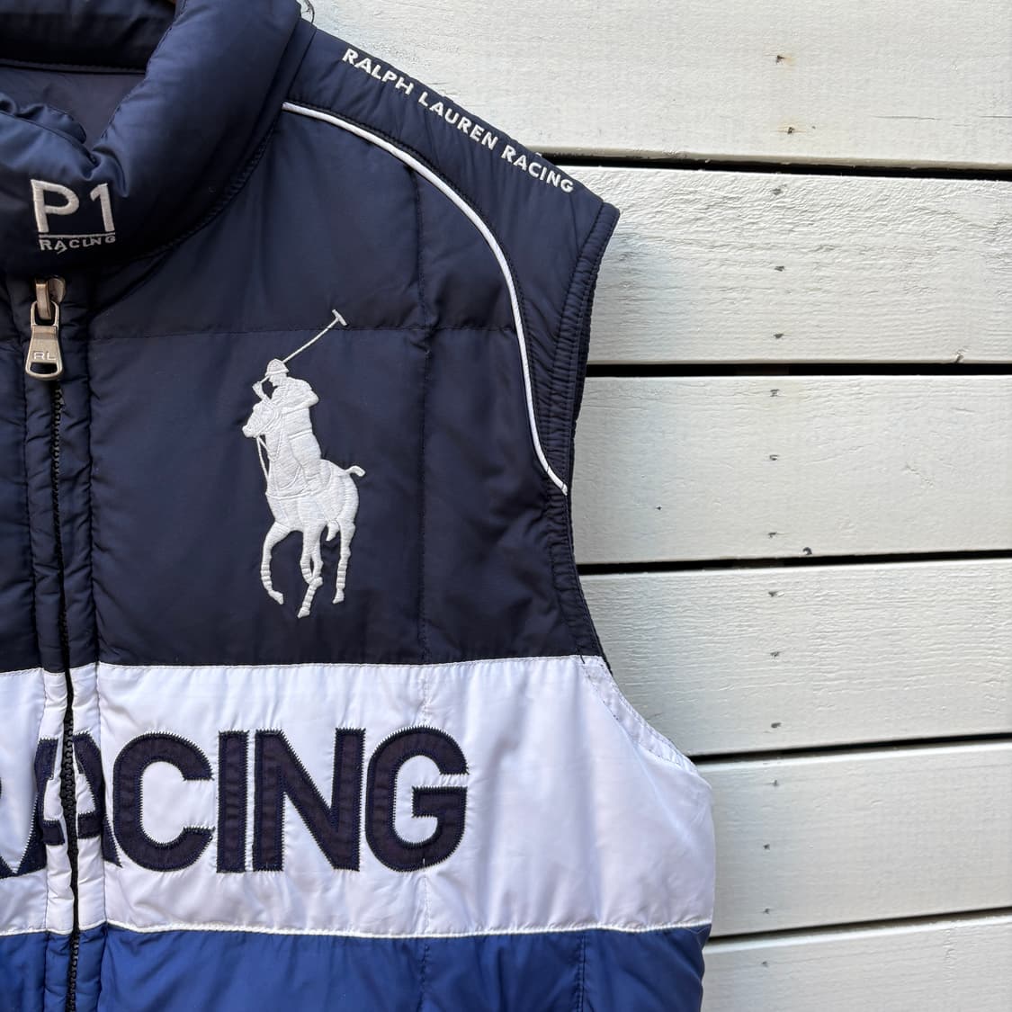 Polo 폴로 빅포니 레이싱 패딩 조끼 상품이미지4