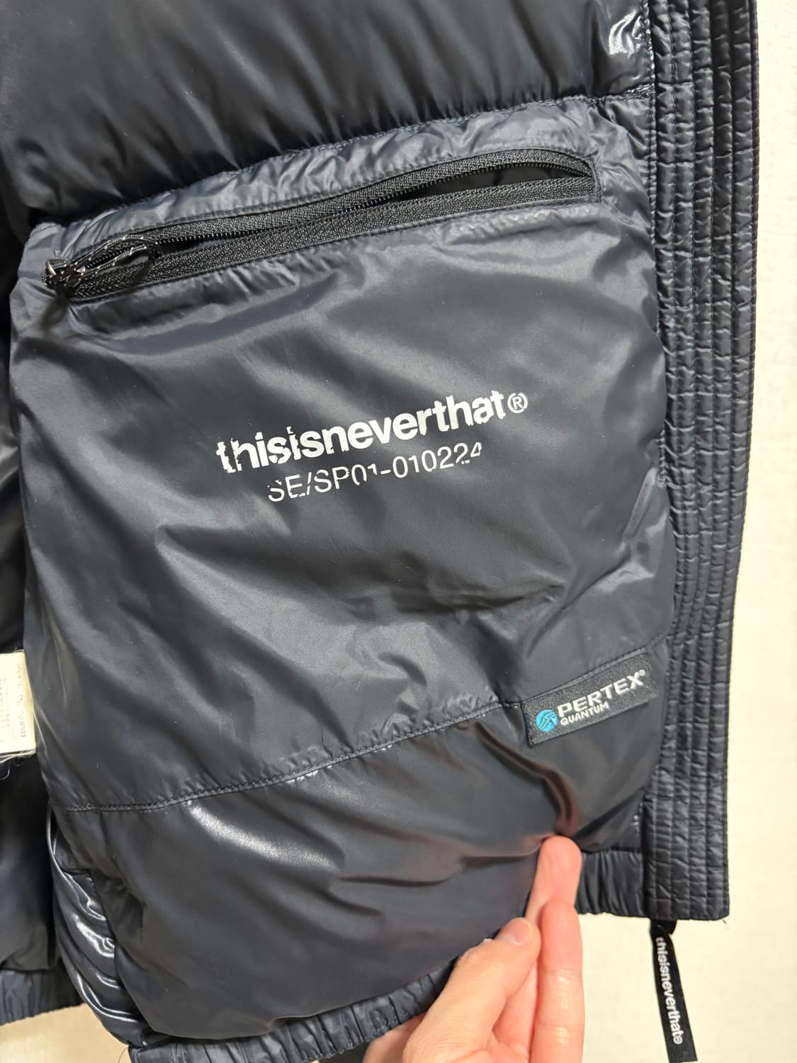 디스이즈네버댓 디네댓 퍼텍스 덕다운 패딩 / 블랙, XL 상품이미지9