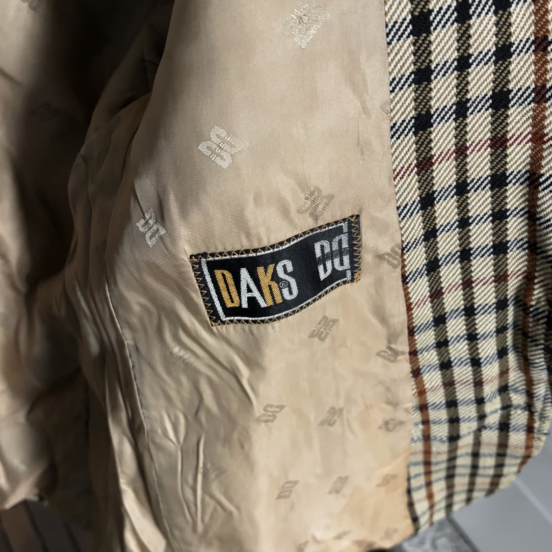 닥스 체크 블레이저 울100% 포엣코어 상품이미지7