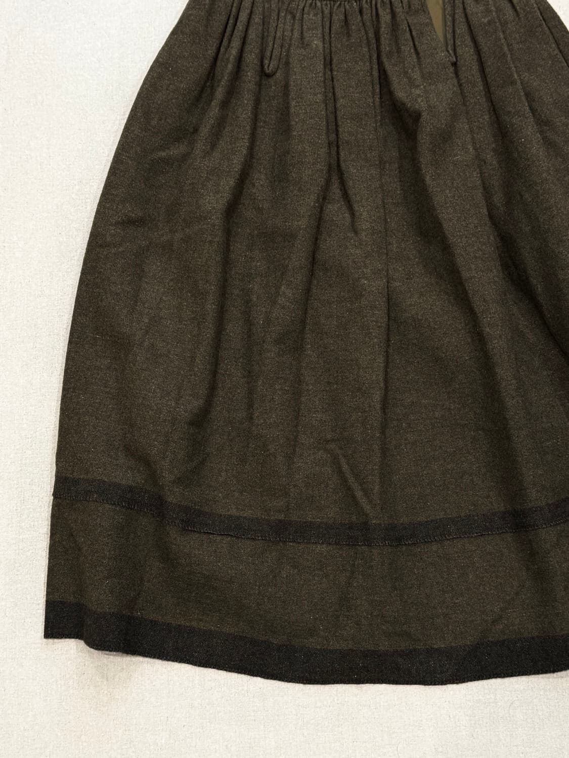 꼼데가르송 80s 울 큐프라 롱스커트 상품이미지2