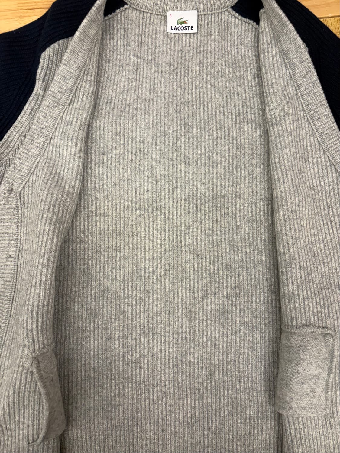 [95] 라코스테 울 니트 가디건 상품이미지6