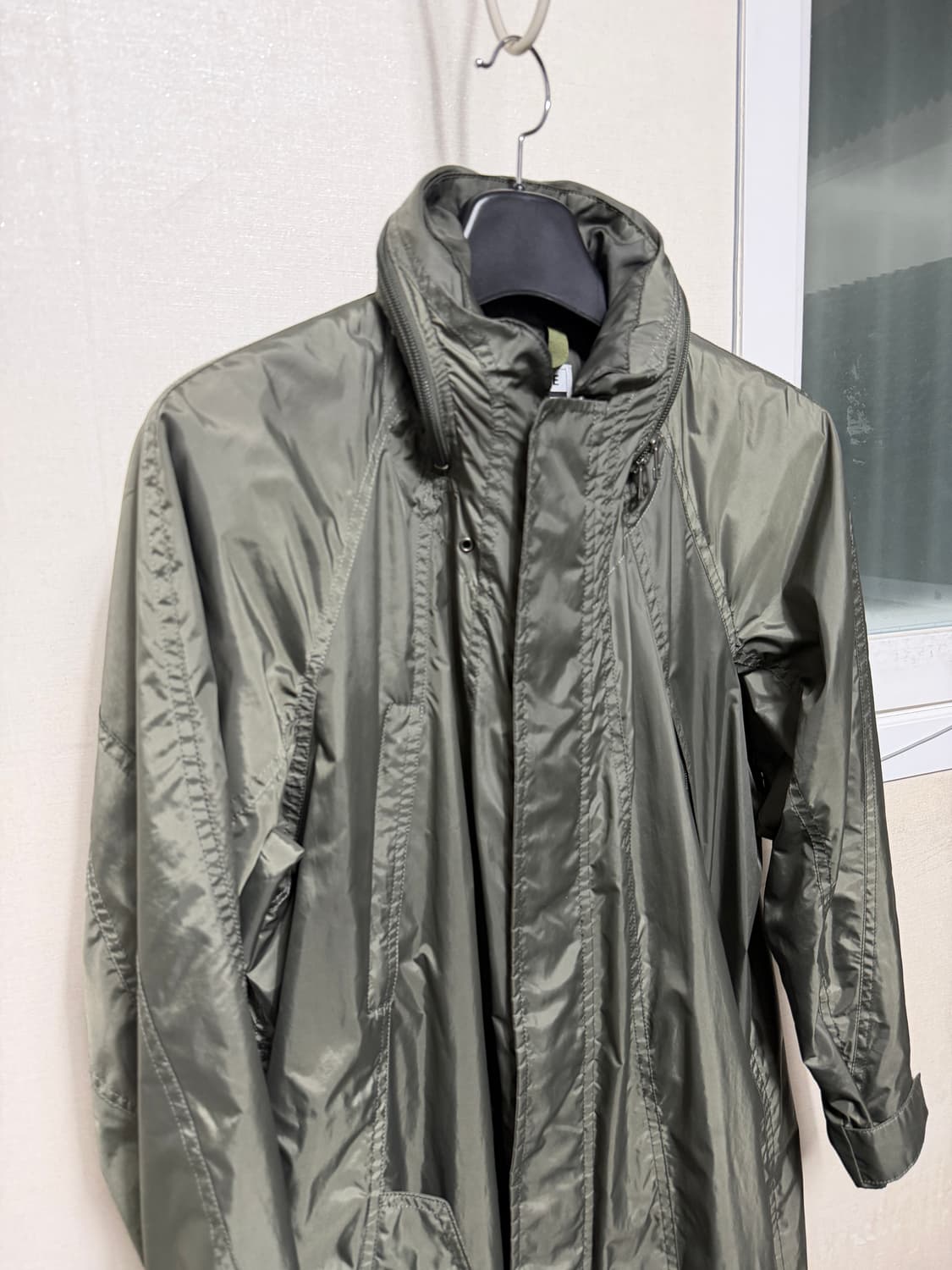 [M-L] 이세이미야케 페테 나일론 파라수트 롱 코트 상품이미지8