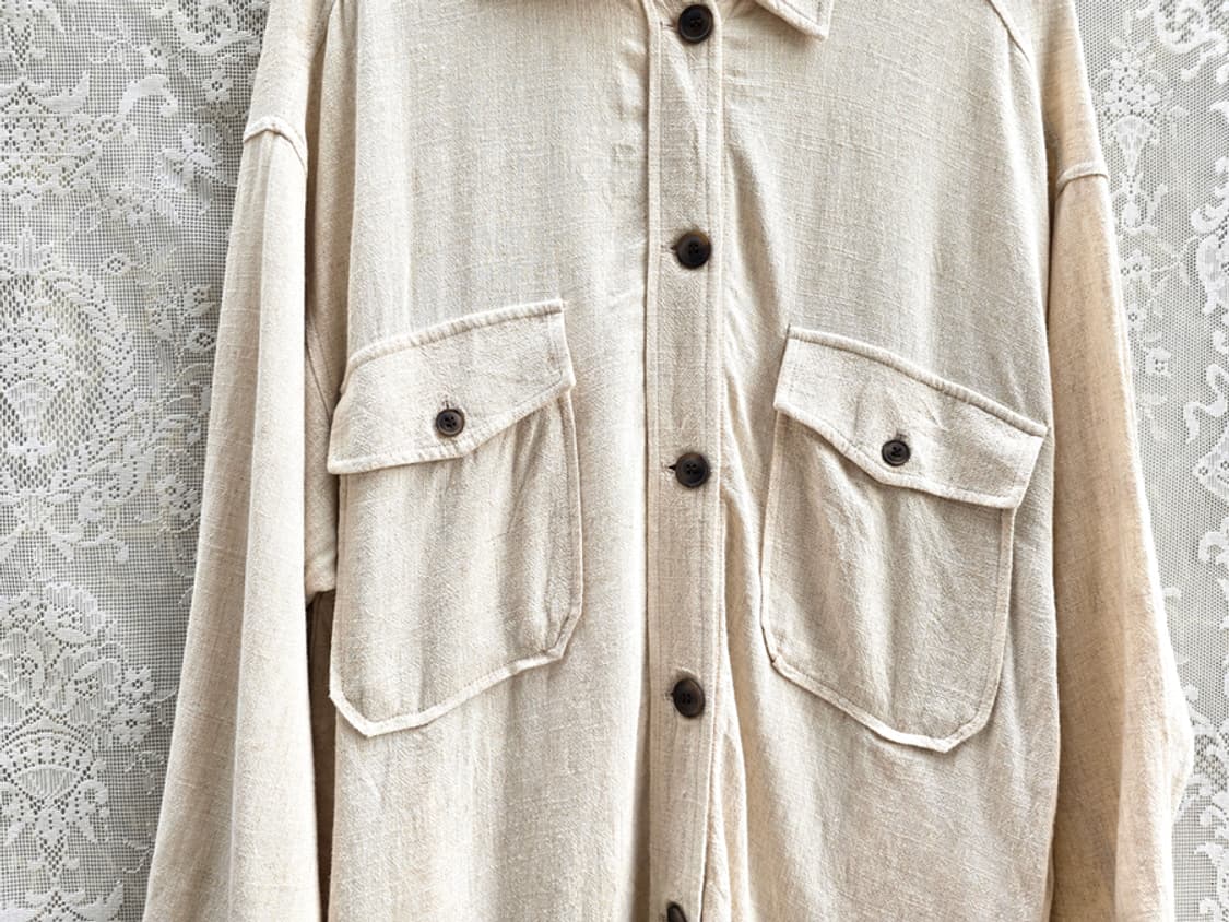 moussy 모우지 리넨 셔츠 자켓 상품이미지6