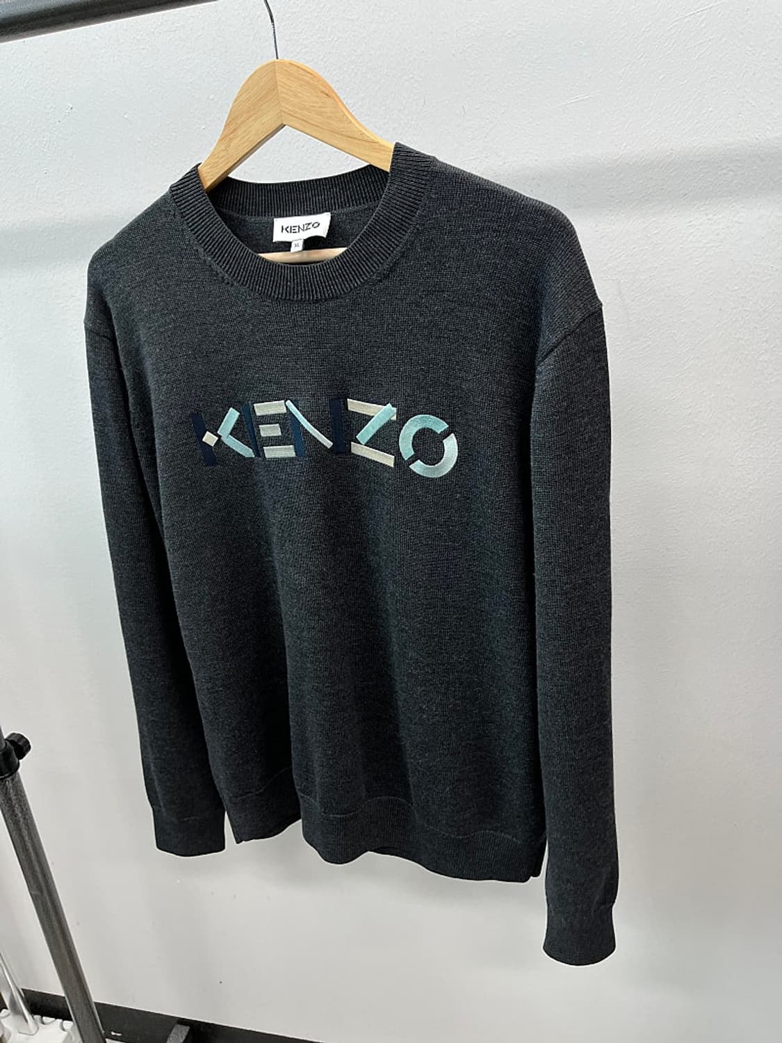 100-105) 겐조 자수 니트  상품이미지1