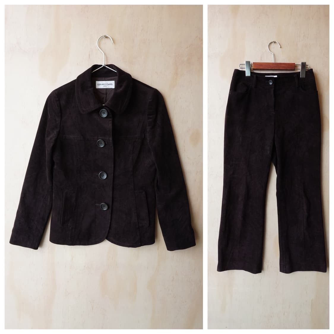 제라르다렐 스웨이드 셋업 GERARD DAREL 상품이미지1