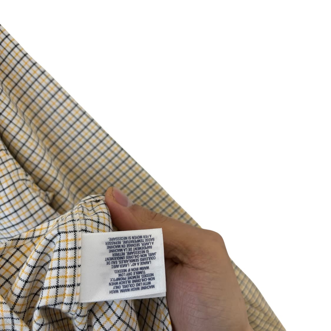 폴로 우먼 옥스포드 체크 셔츠 M  상품이미지4