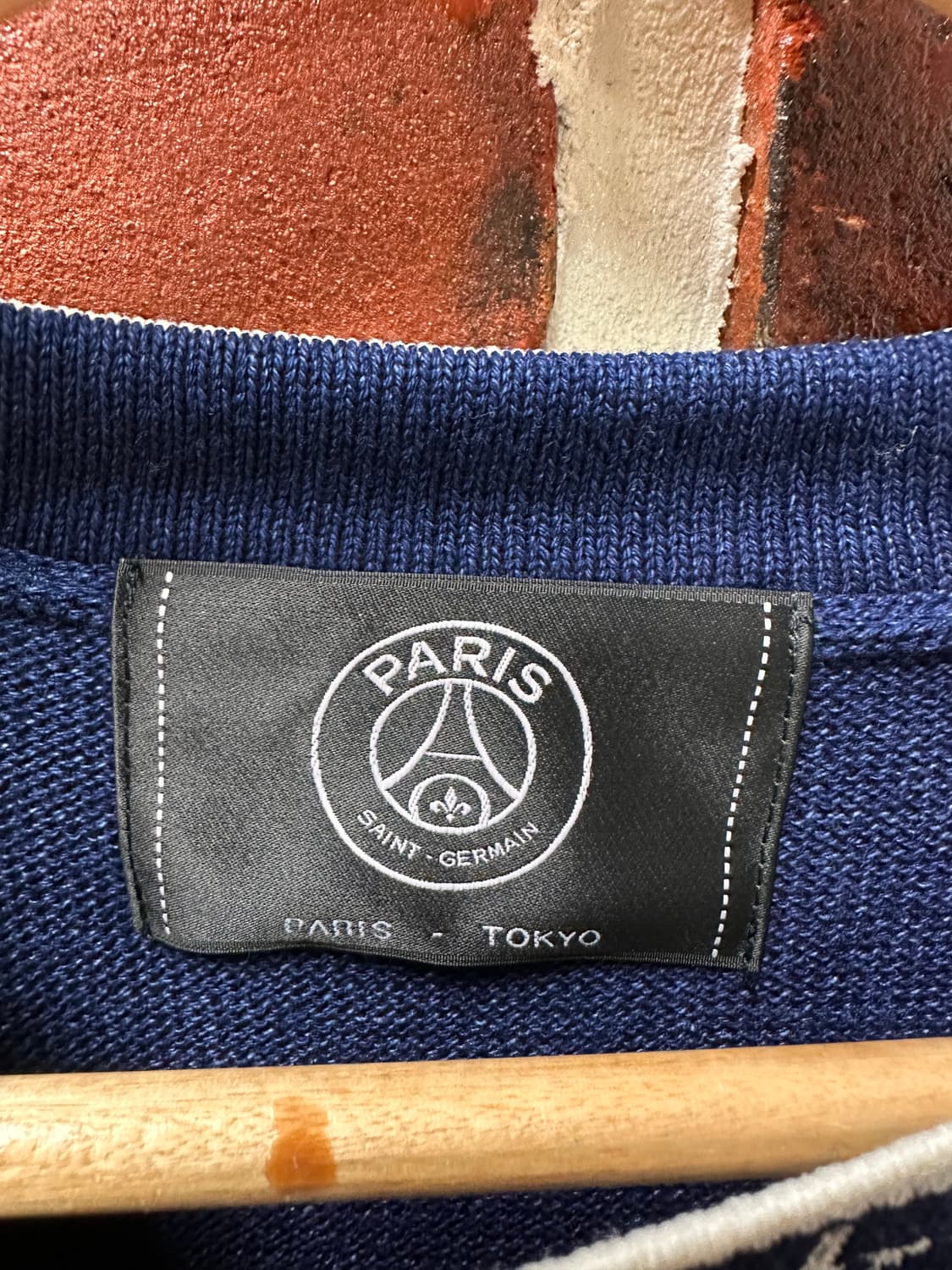(M) Poggy x 파리생제르망 인디고 니트 상품이미지5