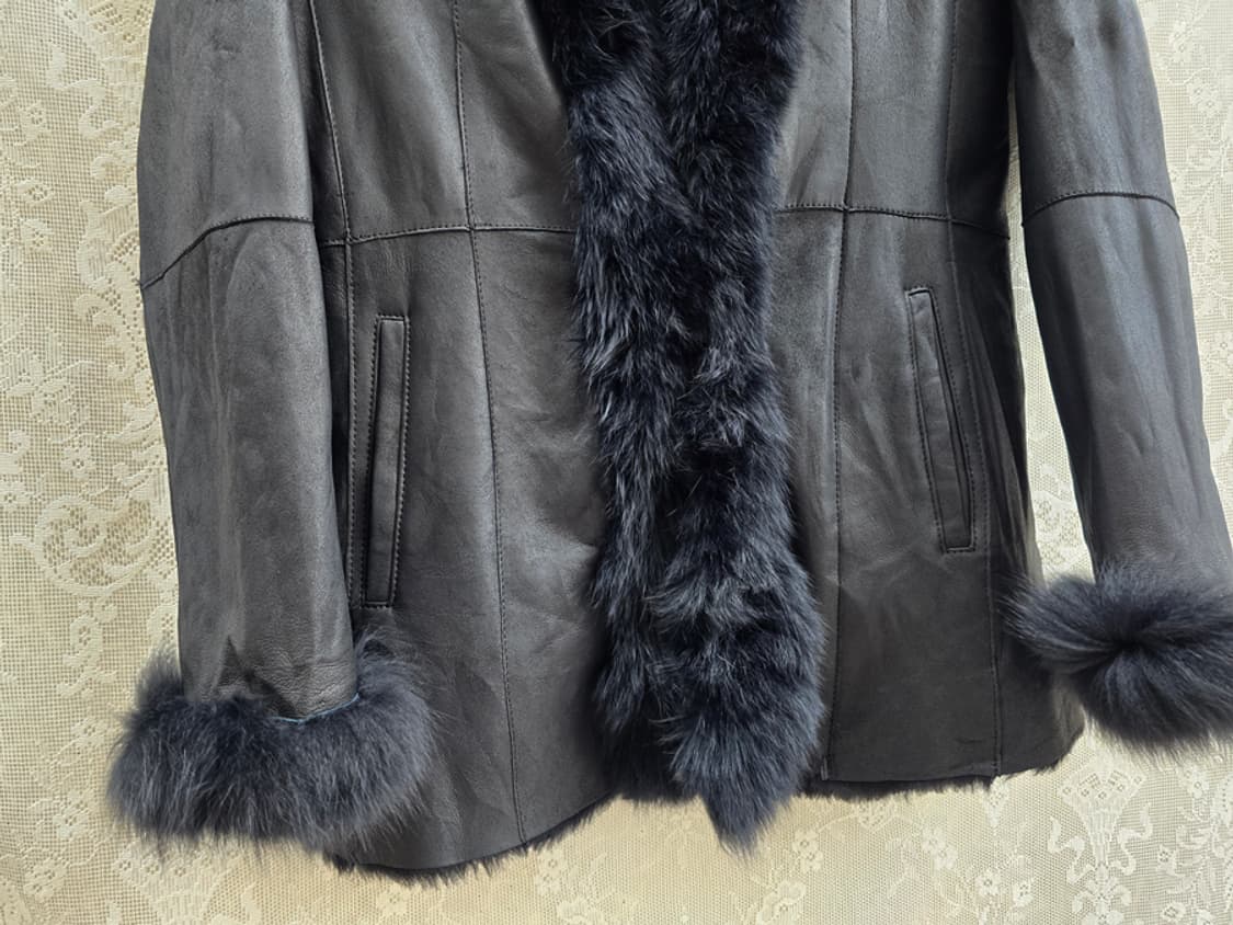 천연 양가죽 무스탕 & 폭스퍼 자켓 상품이미지3