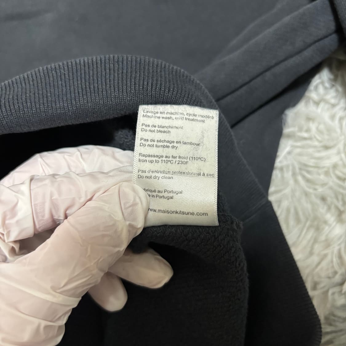 메종키츠네 더블폭스 헤드 맨투맨 급처 상품이미지6