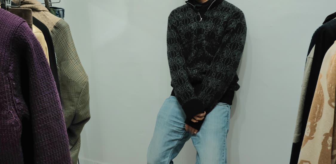 80s CDGH zip cardigan 상품이미지1