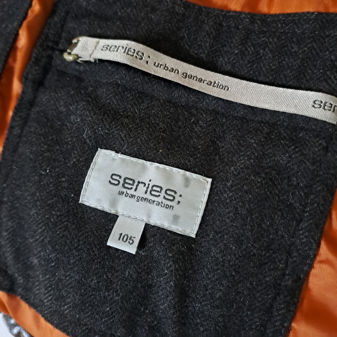 (택포) 시리즈 무스탕 카라 양가죽 다운패딩 105 B173 상품이미지7