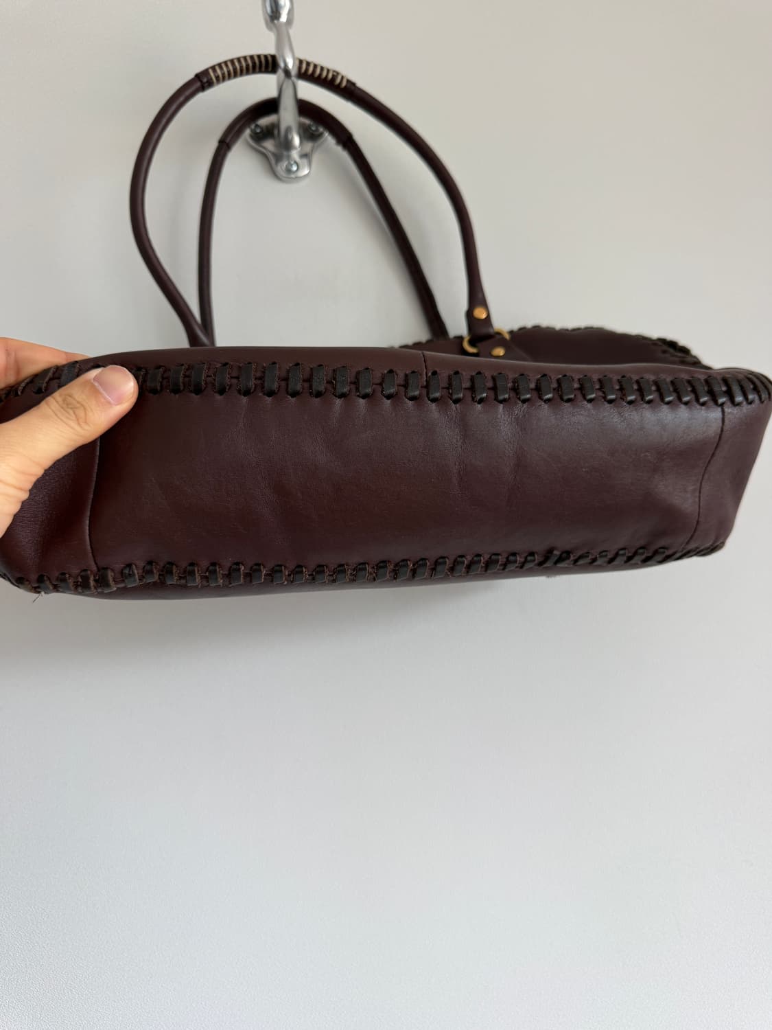 Pre owned 레더 숄더백 상품이미지6