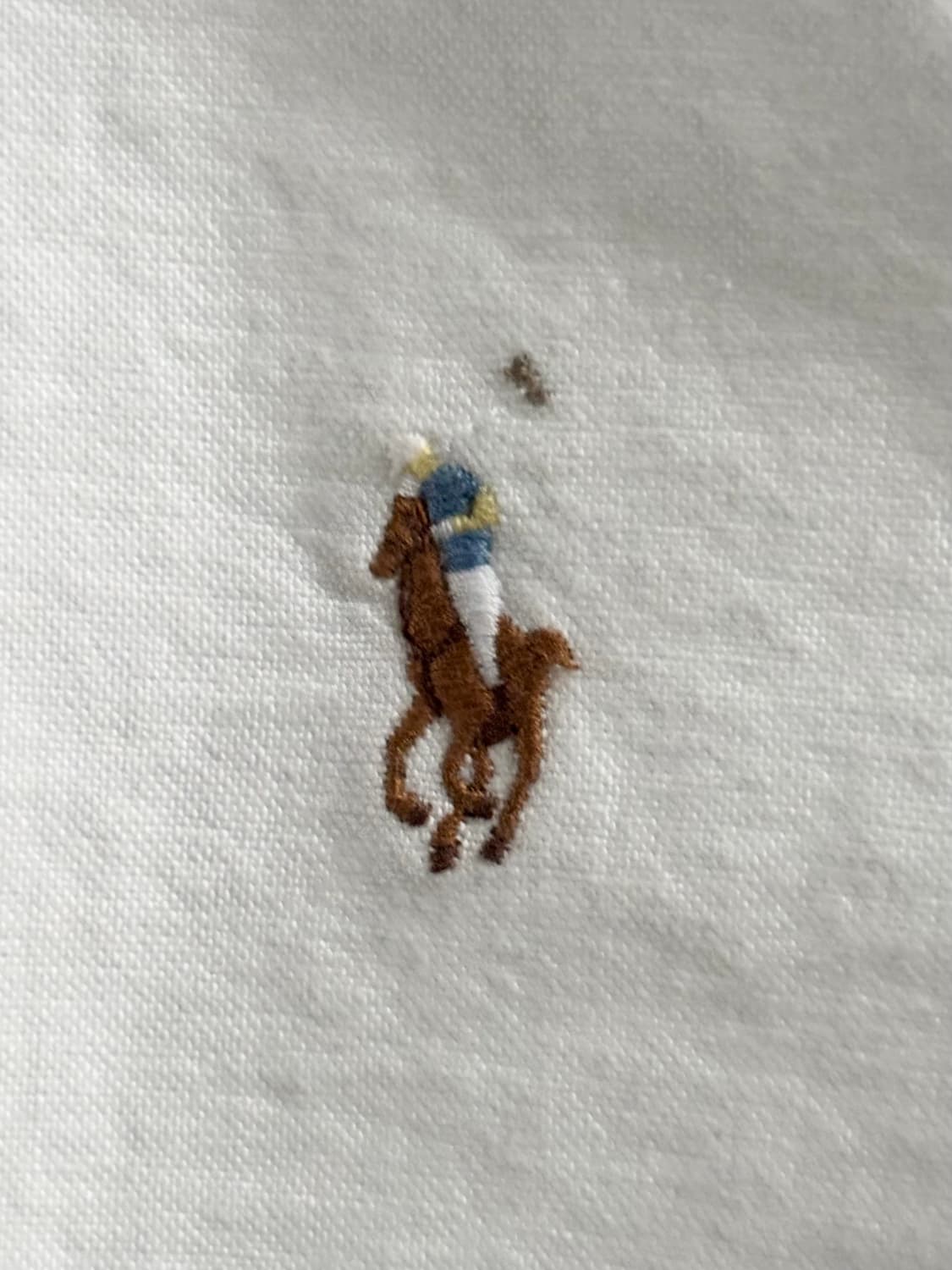 Polo 폴로 랄프로렌 QR신형 멀티컬러포니 화이트 옥스포드 셔츠 상품이미지4