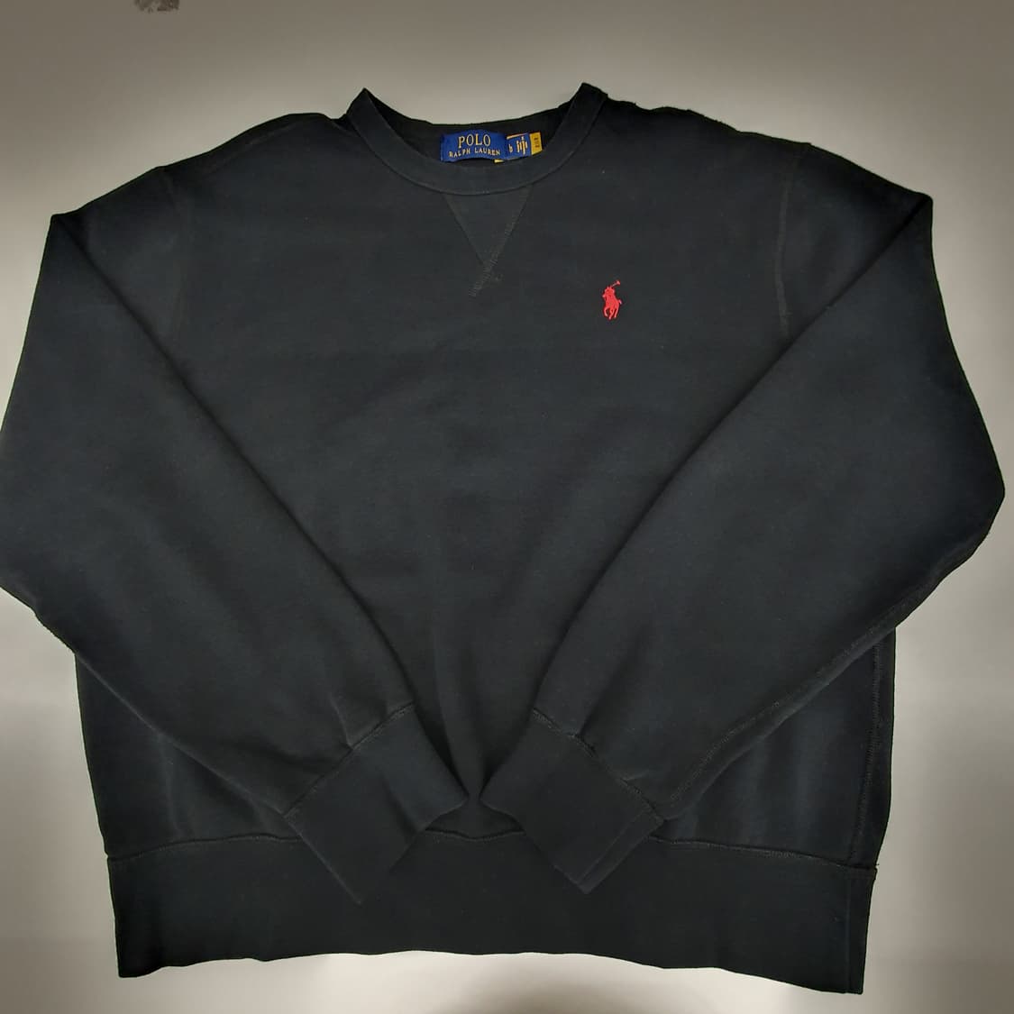 정품~폴로 랄프로렌 블랙 맨투맨 상품이미지1