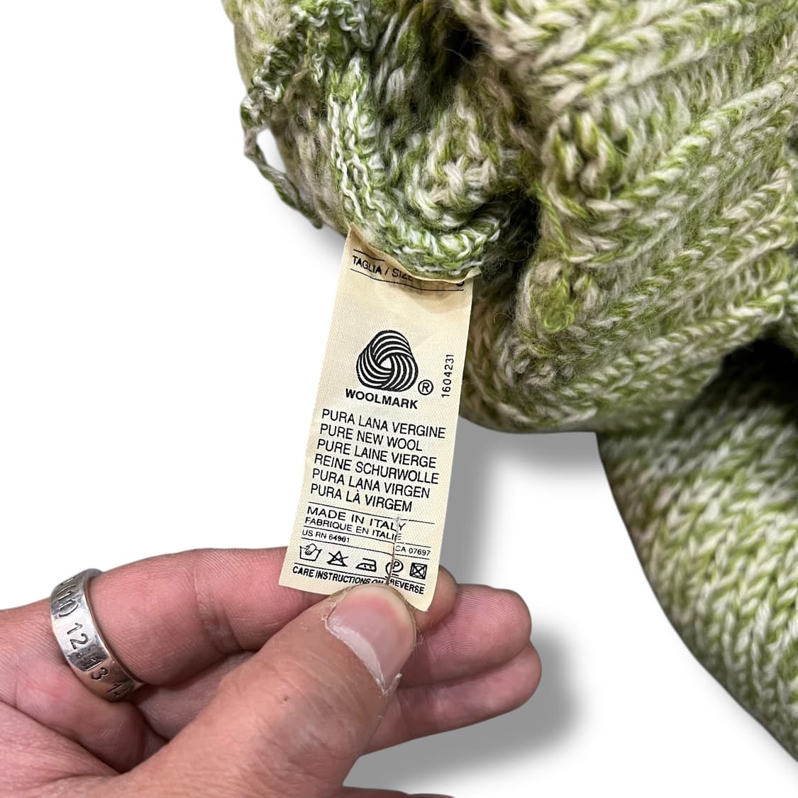  베네통 터틀넥 니트 y14404 상품이미지7