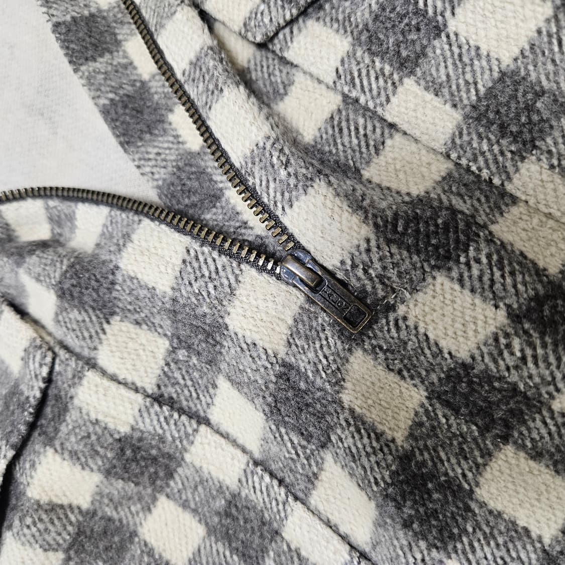 더블알엘 하프집업 풀오버 체크 셔츠 M 상품이미지4