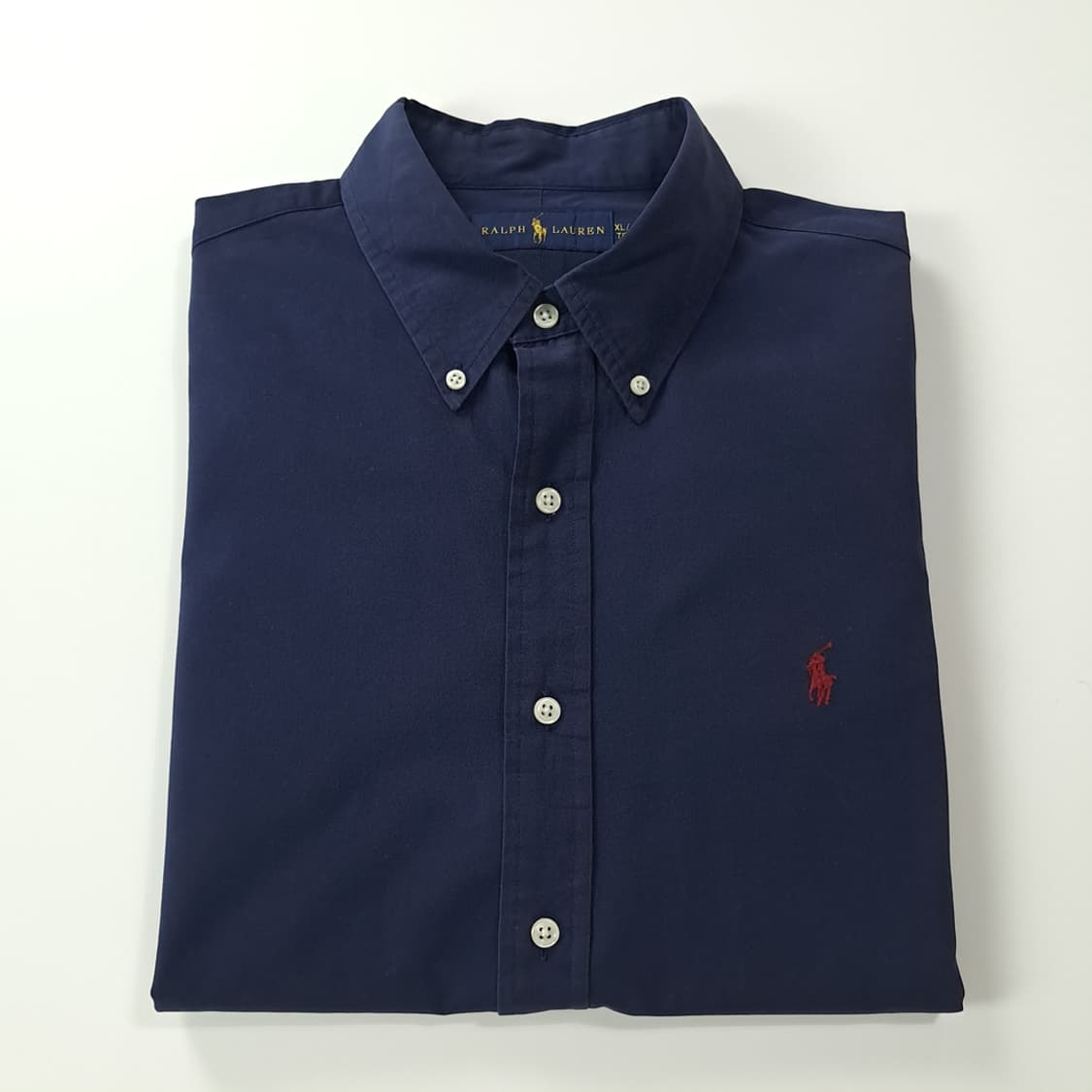 CK524 XL 폴로 90s 버튼다운 로얄네이비 셔츠 남방 상품이미지7