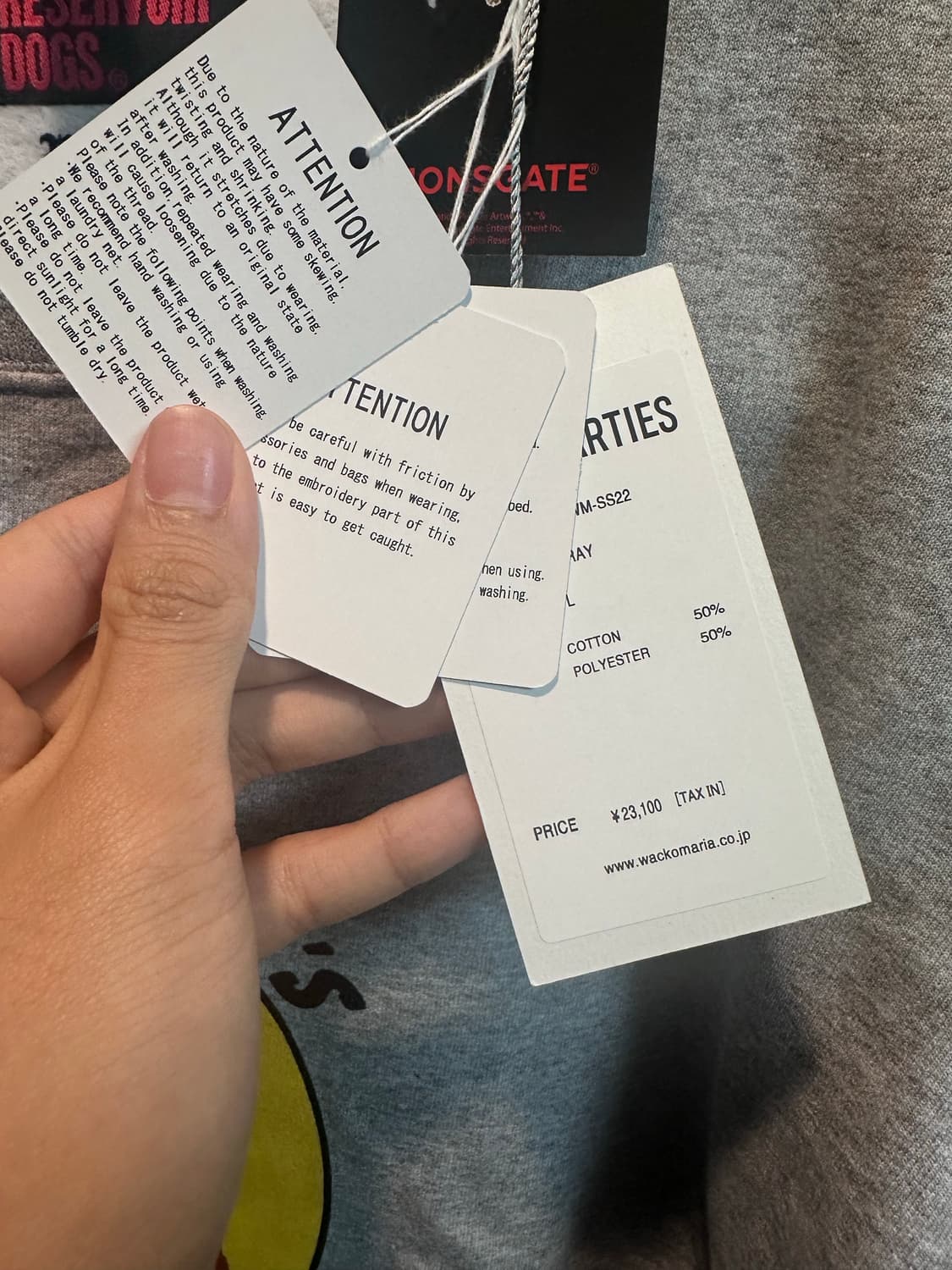 Wacko maria sweatshirt (새상품) 상품이미지3