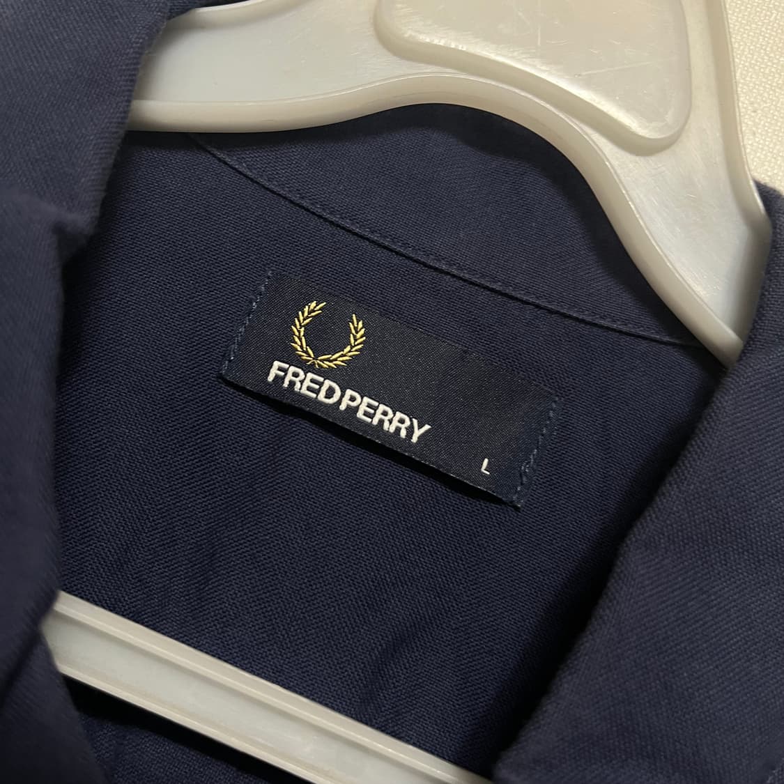 프레드페리 네이비 긴팔 셔츠 L 상품이미지2