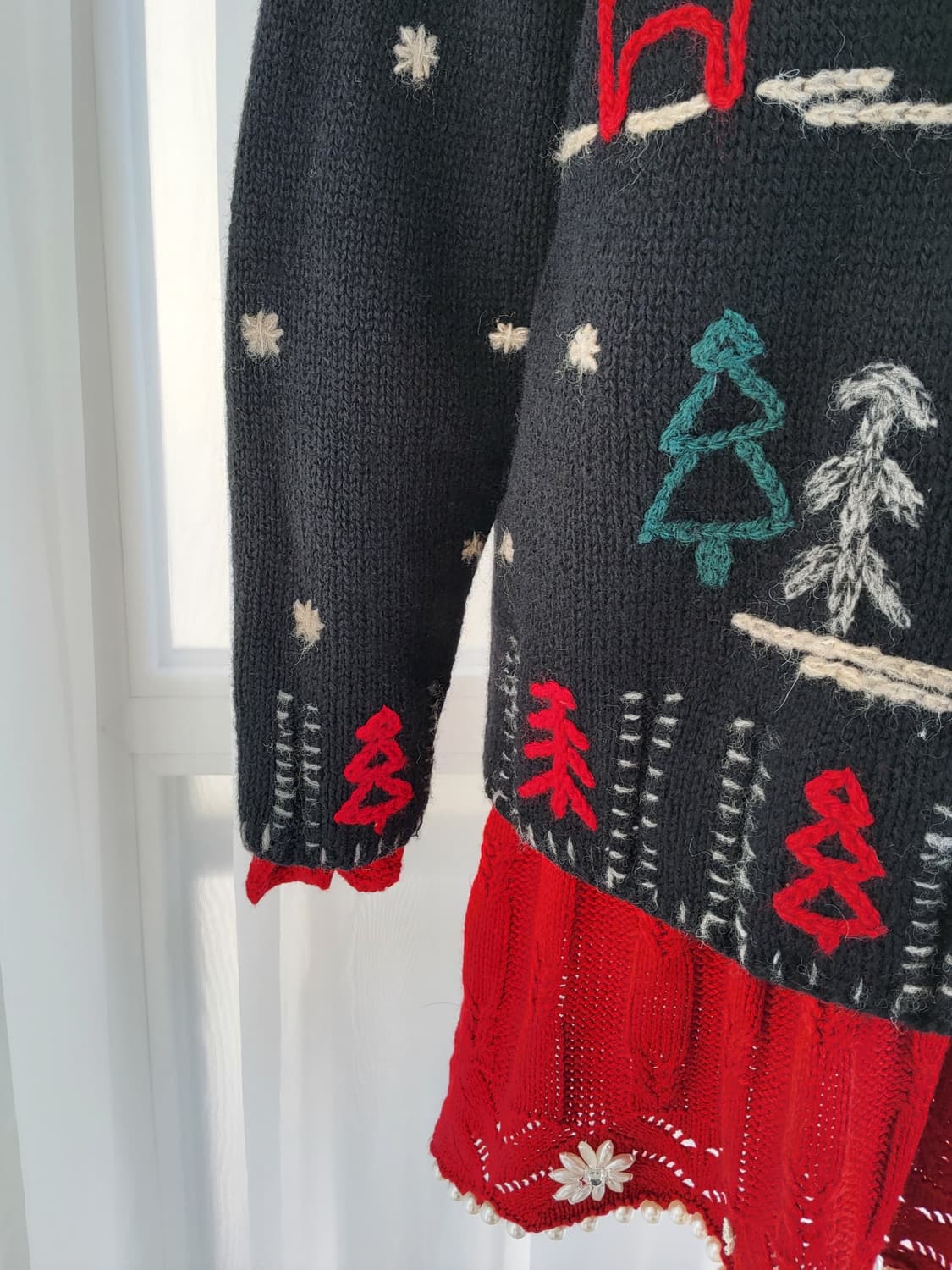 빈티지 크리스마스 니트 가디건 상품이미지4