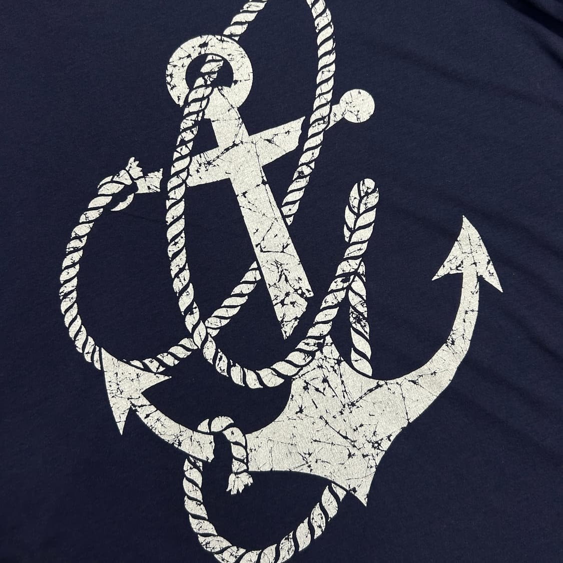 구찌 네이비 닻 크랙로고 반팔(S) 상품이미지2