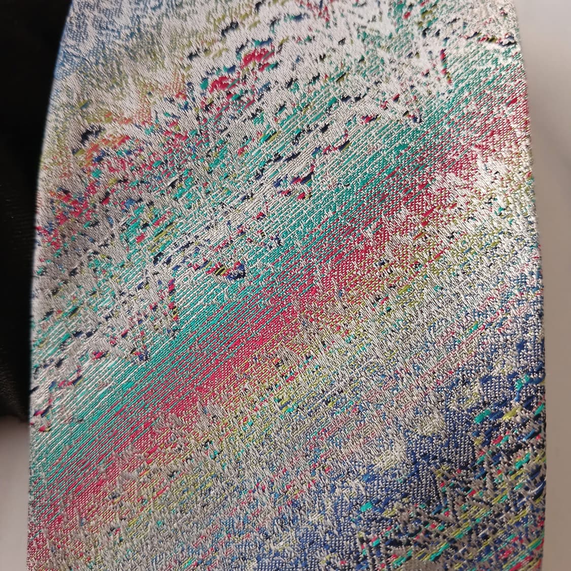 미쏘니 실크 실버 멀티 자카드 넥타이 8.8cm A+등급 A19433
 상품이미지8