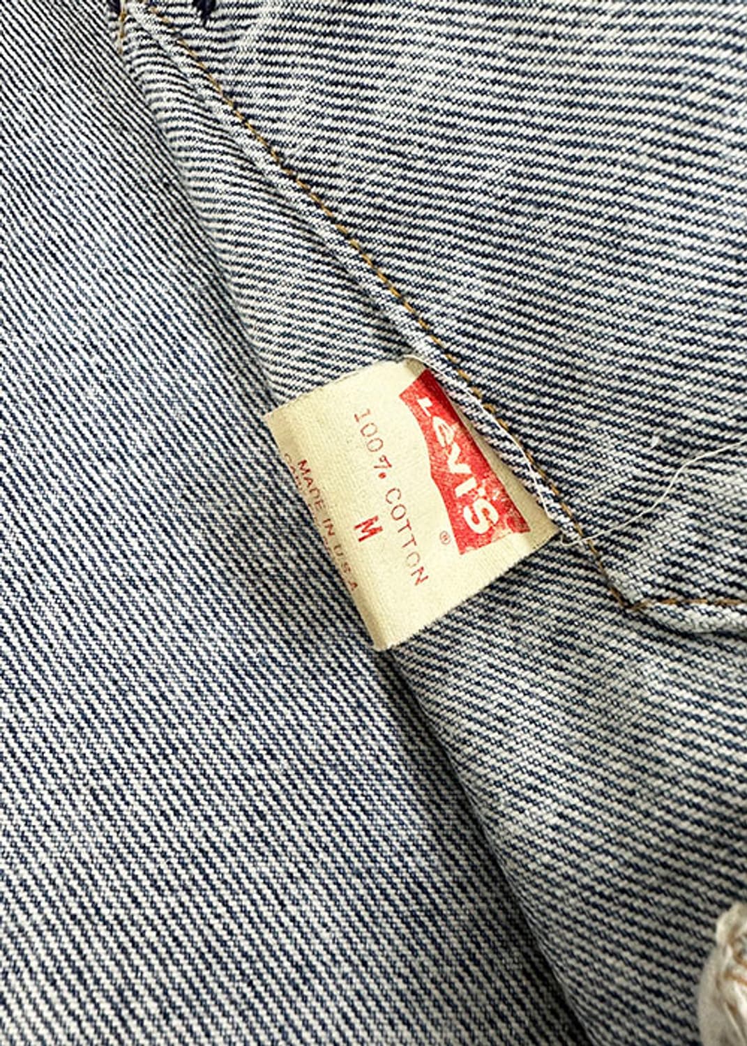 [M] 80s 리바이스 70507 0219 데님 자켓 상품이미지8