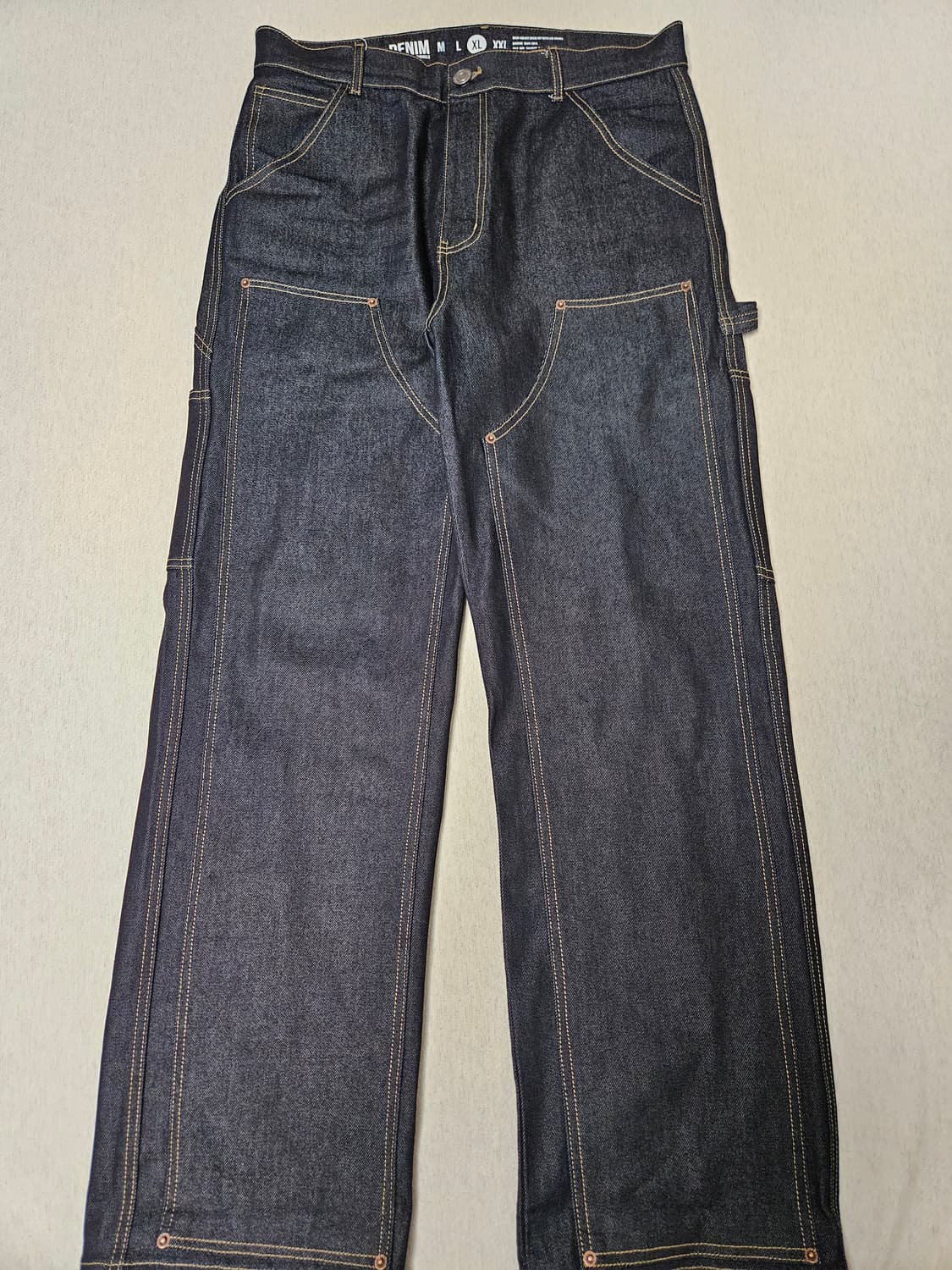 엑스트라오디너리 더블니 로우 데님 xl 상품이미지1