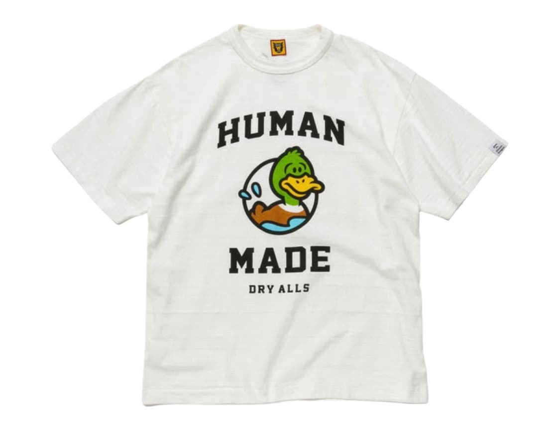 휴먼메이드 #2311 오리 반팔 화이트 상품이미지1