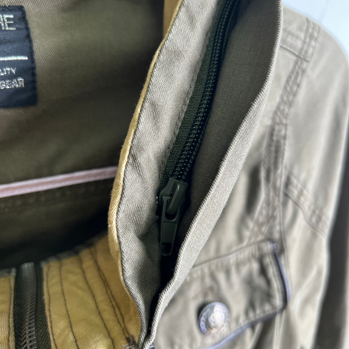 Power to the people 카키 카고 야상 자켓 M 상품이미지7