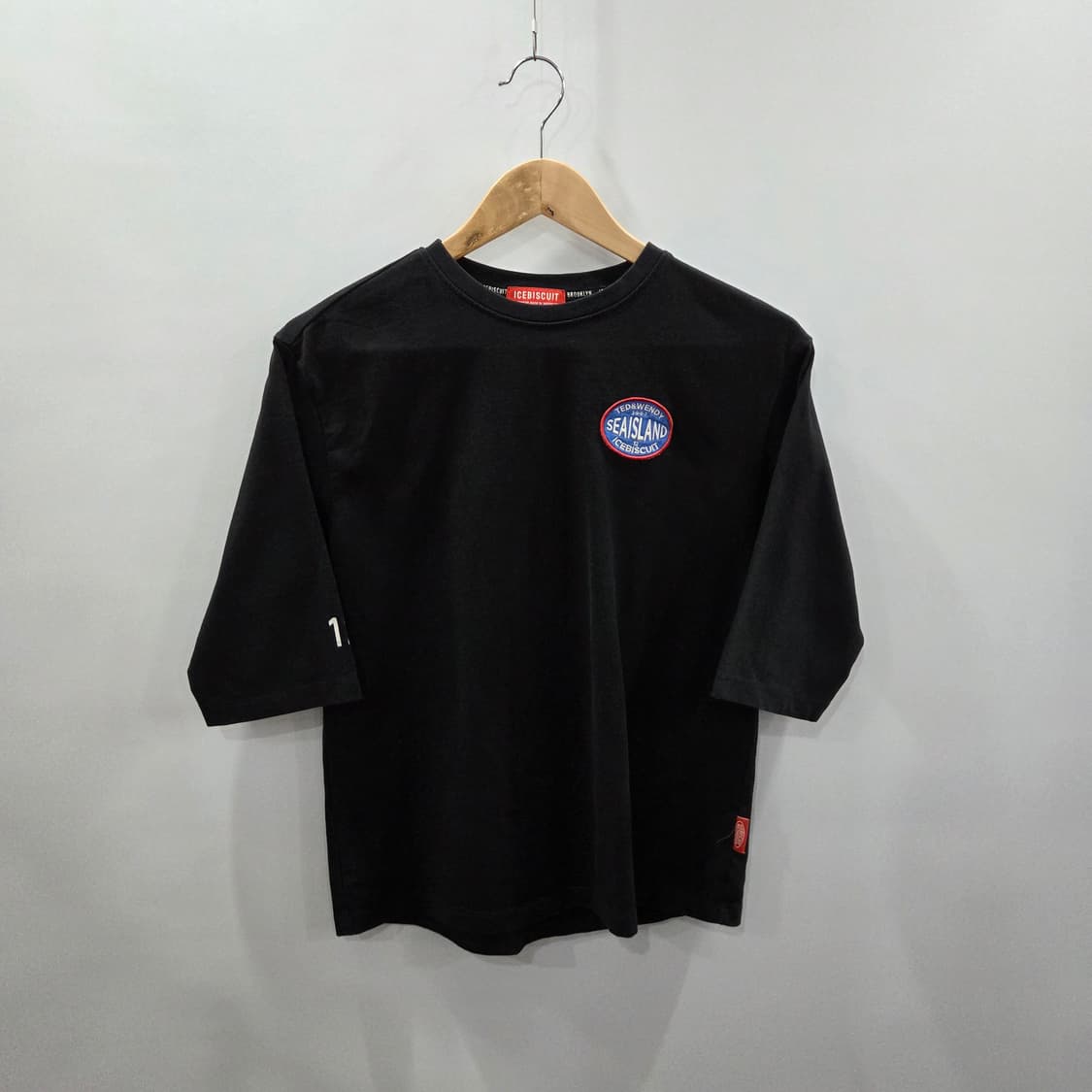 아이스비스킷 키즈 반팔티 블랙 155 상품이미지1