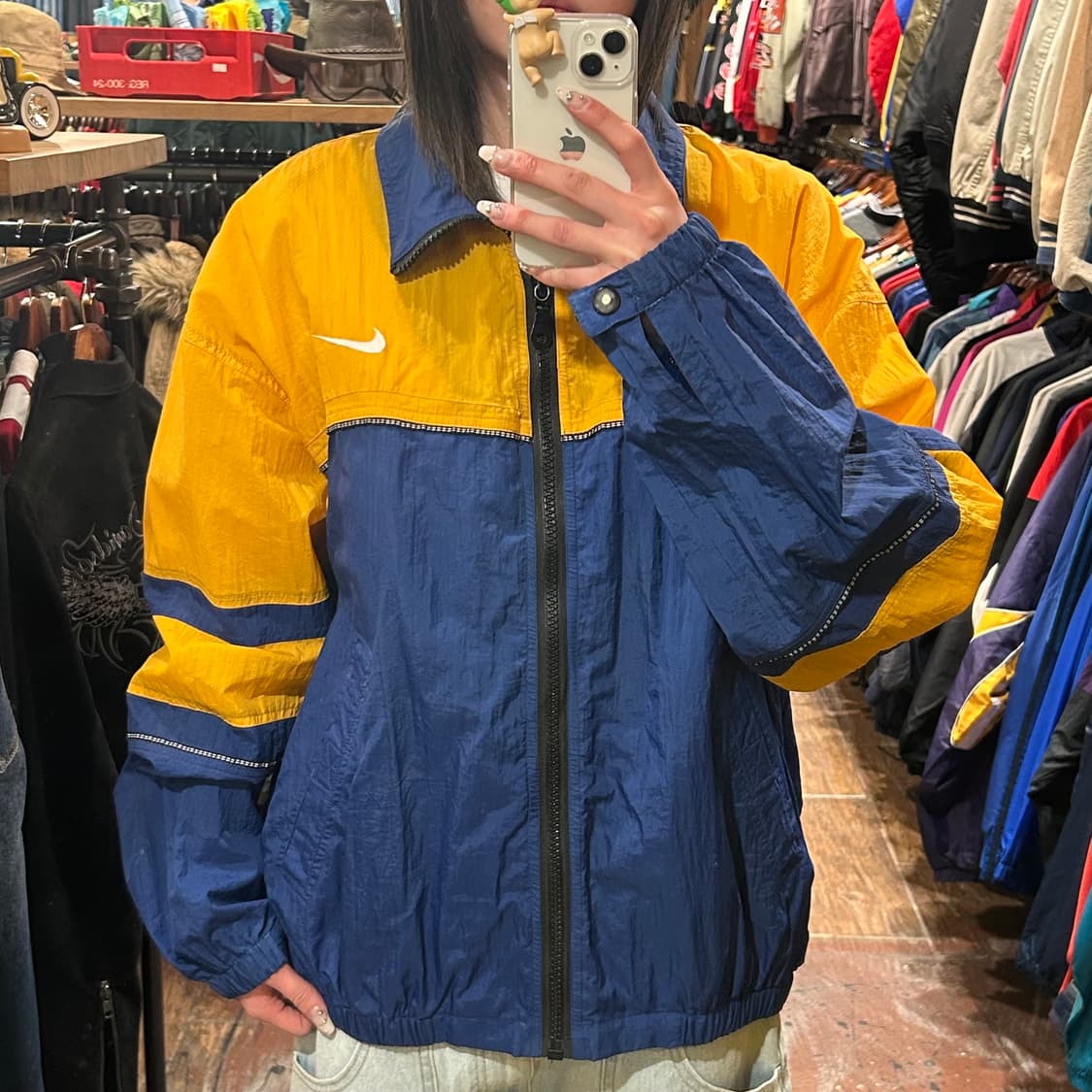 [HI] nike 바람막이 옐로우&블루 상품이미지1