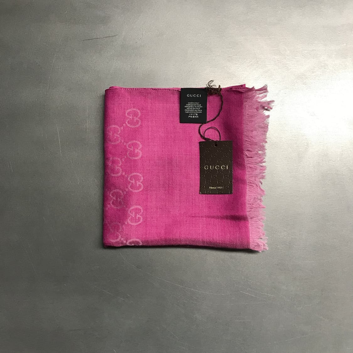 구찌 핑크 스카프 새상품 상품이미지2