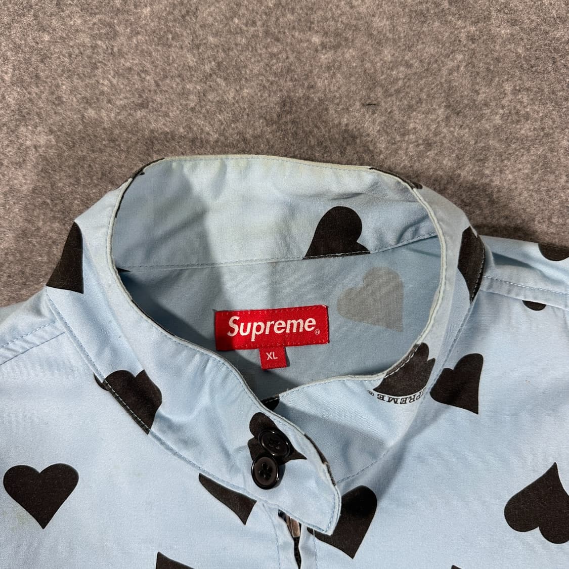 17SS 슈프림 하트 패턴 워크 자켓 상품이미지4