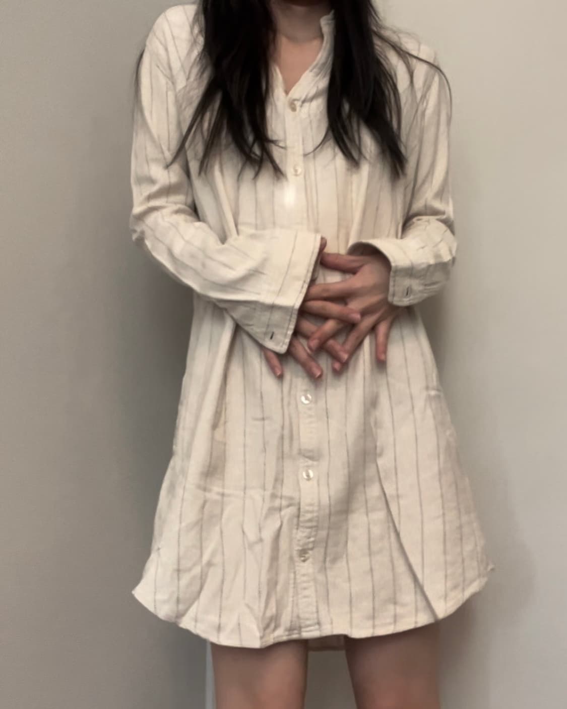 white+blue stripe shirts ops 상품이미지3